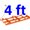 4Ft, variant on GARVEE 4ft Width Tow-Behind Drag Harrow Driveway Grader,Heavy-Duty Landscape Rake Leveling Tool with 6ft Chain,for ATV UTV Tractor and Lawn Mower