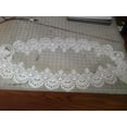thumbnail image 4 of Doily Boutique Table Runner with Antique White European Lace and Fabric, Size 70 x 15 inches, 4 of 6