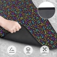 thumbnail image 3 of Sikiie Musical Notes Car Foot Mat Set of 4 Pieces Basics Universal Fit Rubber Carpet Floor Mats For Car SUV Van & Truck, 26.8"L x 17.3"W (Front), 13"L x 17.3"W(Rear), 3 of 6