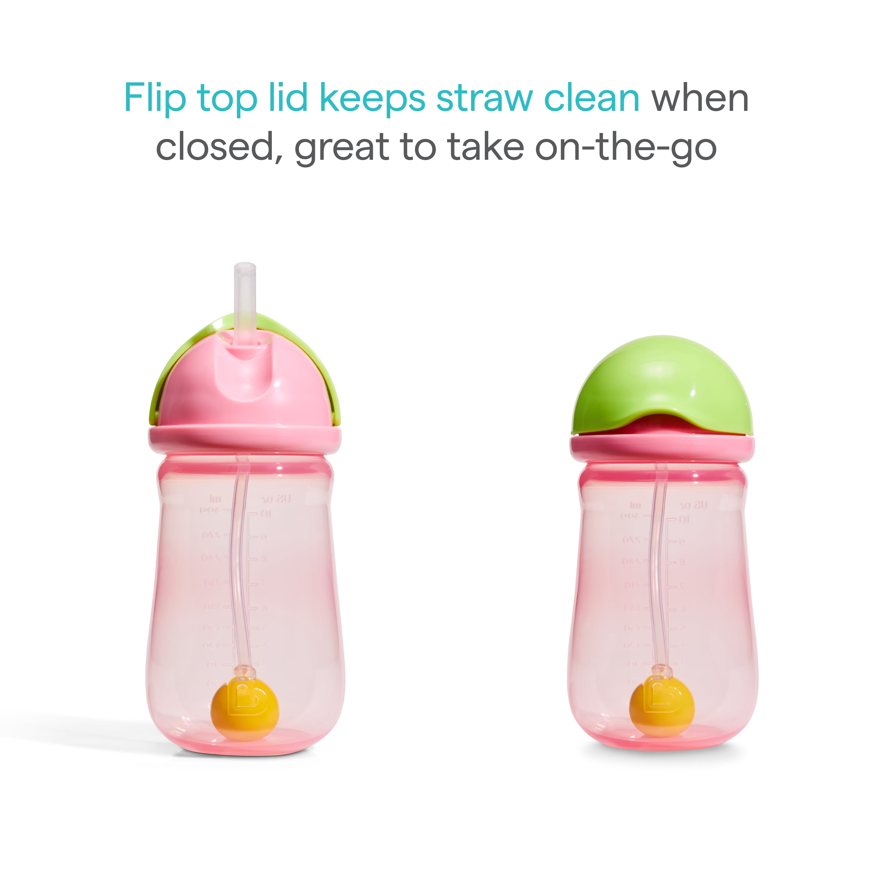 10oz Any Angle Straw Trainer Cup Orange