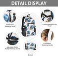 thumbnail image 4 of JIALIOU 14" Laptop Backpack Waterproof Airline Approved Stylish Casual Daypack for Travel Business College Work, Football Helmet with Star, 4 of 8