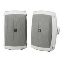 Yamaha NS-AW350 6.5" 130 Watts Bookshelf, Indoor/Outdoor Speakers, Pair with 1" PEI Dome Tweeter - White