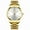 Gold - White Dial, variant on Men's Mesh Strap Quartz Student Watch, Ultra-Thin, Waterproof, with Night Light Function, Simple Style