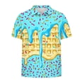 thumbnail image 5 of UQJfacai Boys T Shirts Hawaiian Golf Shirt Fashion Graphic Tees Short Sleeve Collared Kids School Uniform Clothes 5-15 Years, 5 of 7