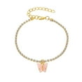 thumbnail image 1 of PVCS Bracelets pour Femmes Plage Cheville Amour Bijoux pour Femmes, Strass Smal, 1 of 1