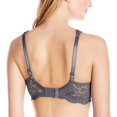 thumbnail image 2 of Smart & Sexy Women's Signature Lace Unlined Underwire Bra, Anthracite, 34DDD, 2 of 2