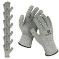 thumbnail image 4 of Cut Resistant Safety WORK Gloves, Level 5, EN 388, Bulk Pack WG010, 4 of 6
