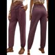 thumbnail image 3 of Pantalones Deportivos de Yoga para Mujer, Holgados, Tipo Harén, para Hacer Ejercicio, Informales, Cómodos, con Bolsillos Púrpura M, 3 of 7