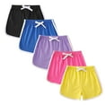 thumbnail image 4 of Spazoro Toddler Girls Activewear Outfit Sets, 5PC Cotton Summer Solid Color Short Sleeve Shirt and Shorts Sets Multicolor Size 6 T, 4 of 9