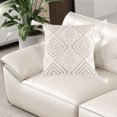 thumbnail image 1 of Nkmbld Throw Pillows for Bed Embroidered Daisy Floral Pillow Rural Style Homestay Decorative Window Pillow Cushion Removable and Washable Pillow, 1 of 6