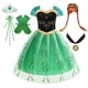 thumbnail image 4 of Disney Frozen Elsa Anna Costume For Kids Girls Fancy Birthday Party Gown Princess Dress Halloween Carnival Party Cosplay Clothes, 4 of 5