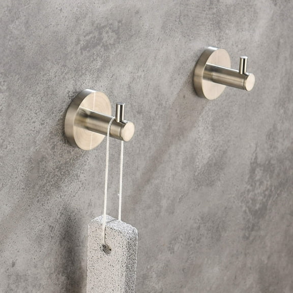 Kibi Circular Bathroom Towel & Robe Hook 3 Count