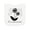 AA-White, variant on Inktastic I'm a Wish Come True Dandelion in Black Baby Terry Cloth Bib