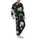 thumbnail image 2 of Fotbe Baby Sloths Sleeping Pijama de Hombre con Estampado de Manga Larga, Conjunto de 2 Piezas, Ropa de Dormir Suave y Cómoda con Bolsillos-Medium, 2 of 7