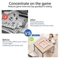 thumbnail image 5 of Peach Citrus Dragon Craks Mahjong Mat 31.5x31.5 Inch | Non-Slip And Noise Reduction Mah Jong Table Mat Cover with Carrying Bag For Mahjong Lovers, Poker, Board Games And Dominoes, 5 of 7