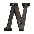 thumbnail image 6 of AUHomi 3" Vintage Decorative, Cast Iron Metal Alphabet Letters Wall Sign, Elegant Black Brown Finished, Hanging Address Name Sign, Creative DIY House Letter, Letter 'A', 6 of 9