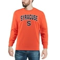 thumbnail image 4 of Men's Colosseum Orange Syracuse Orange Arch & Logo Crew Neck Sweatshirt, 4 of 5