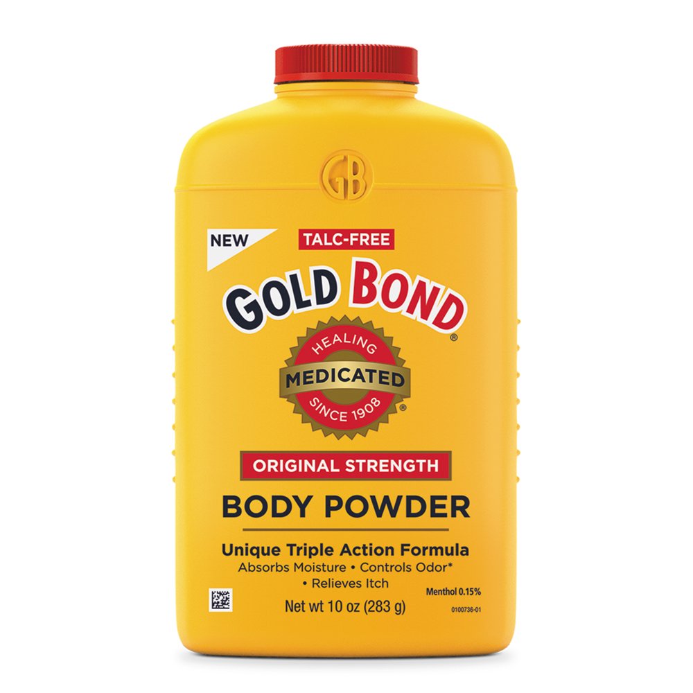 Gold Bond Medicated Original Strength Body Powder Talc Free (10 Oz