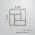 thumbnail image 3 of Ekena Millwork 7 3/8"W x 7 3/8"H x 1/4"T Extra Small Sheffield Decorative Fretwork Wood Wall Panels, Alder, 3 of 18