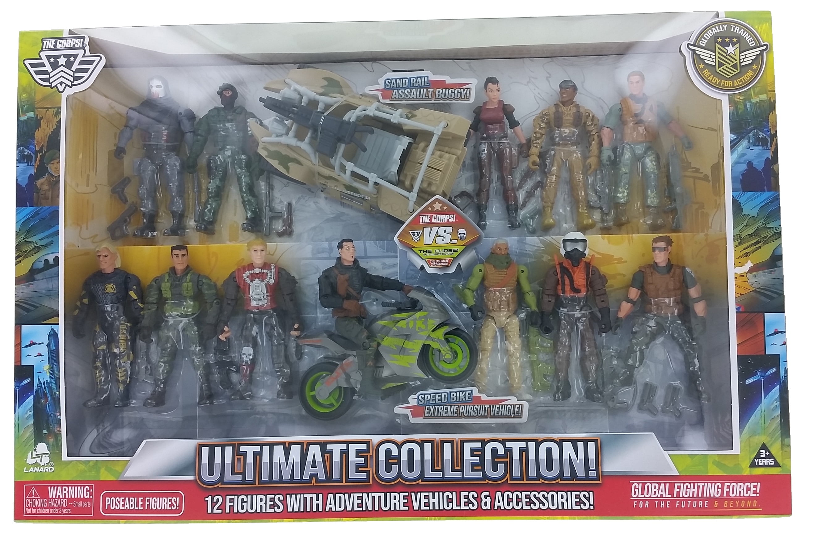 The Corps Ultimate Collection Army Action Figure Pack 12 Figur