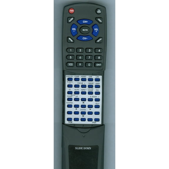 Replacement Remote for EPSON 1507996, RT1507996, 150799600, 150799601, POWERLITE 1915, POWERLITE1915, EB1830, POWERLITE 1925W, POWERLITE1925W, EB1915