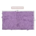 thumbnail image 4 of Home Weavers Modesto Bath Rug 100% Cotton Bathroom Rugs Set, Washable Rug, Extra Soft Cotton & Water Absorbent bath Rug, Kitchen Mat, Bath Mat Set, Bath Floor Mat Non Slip, 21"x34" Rectangle, Purple, 4 of 9