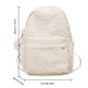 thumbnail image 3 of Mochila casual de mujer con colgante estampado floral multibolsillos para adolescentes, 3 of 8