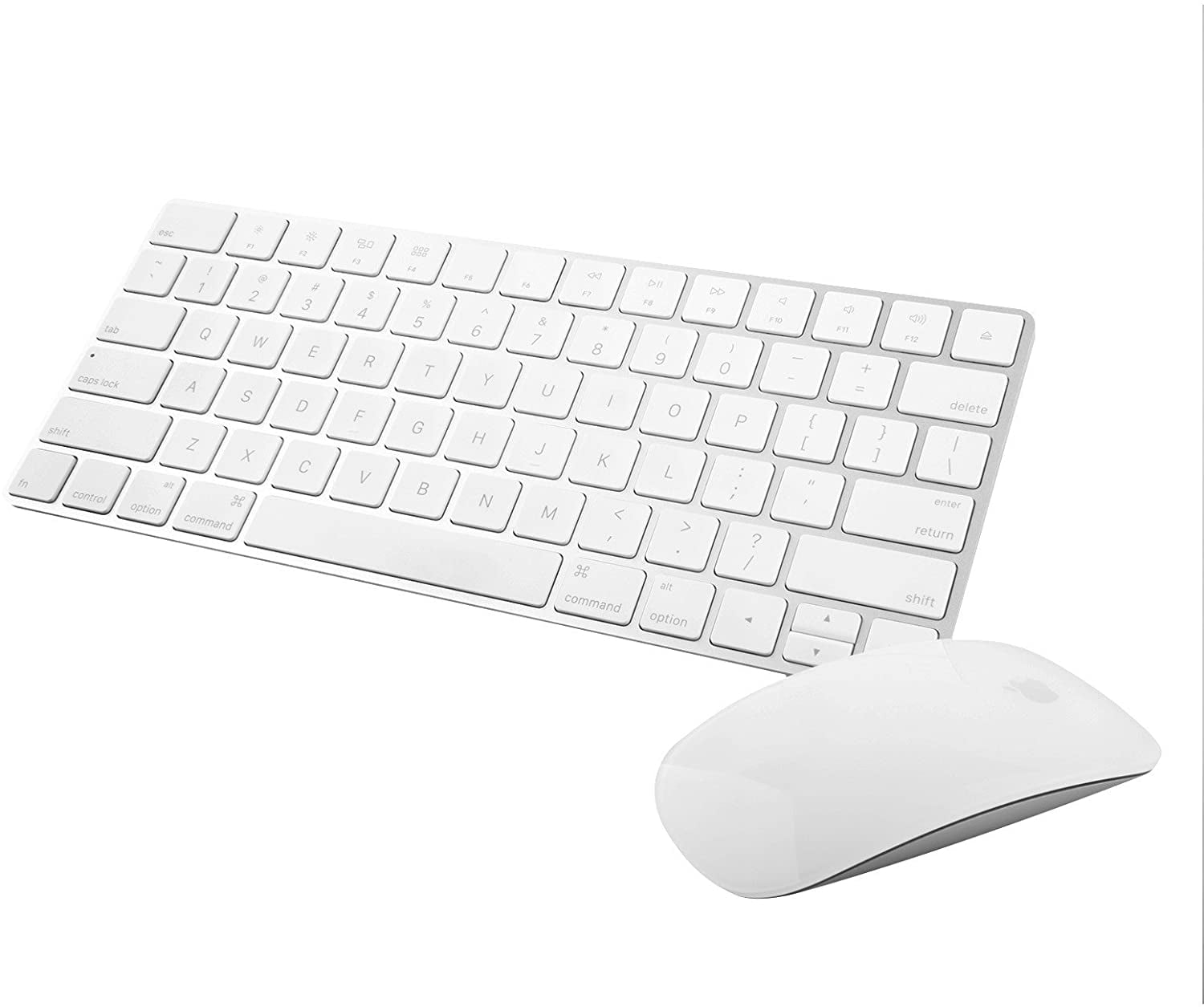 Apple Magic Mouse 2 & Magic Keyboard Wireless Bluetooth Bundle MLA02LLA  MLA22LLA-Refurbished