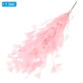 thumbnail image 3 of Uxcell 10-12 Inch Turkey Feathers, 1 Set Fluffy Bulk Natural Feathers for Crafts, Pink, 3 of 5