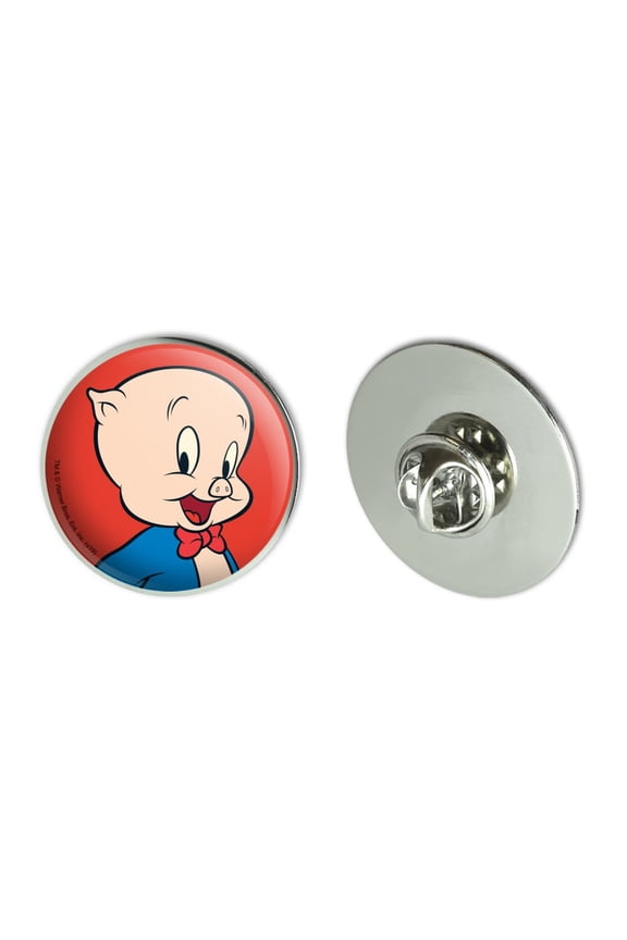 Looney Tunes Porky Pig Metal 1.1" Tie Tack Hat Lapel Pin Pinback