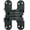 Black, variant on SOSS 21819 1-1/8" x 4-5/8" Heavy Duty Invisible Hinge for 1-3/4" Doors Black Finish