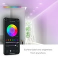 thumbnail image 2 of Globe Electric Wi-Fi Smart 6" Ultra Slim LED Multicolor Changing RGB Tunable White Recessed Lighting Kit 2-Pack, No Hub Required, Voice Activated, 12 Watts, 50069, 2 of 9