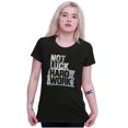 thumbnail image 3 of Outta Bed Time To Shred Funny Workout Womens Slim Fit Graphic Tee Brisco Brands S, 3 of 5