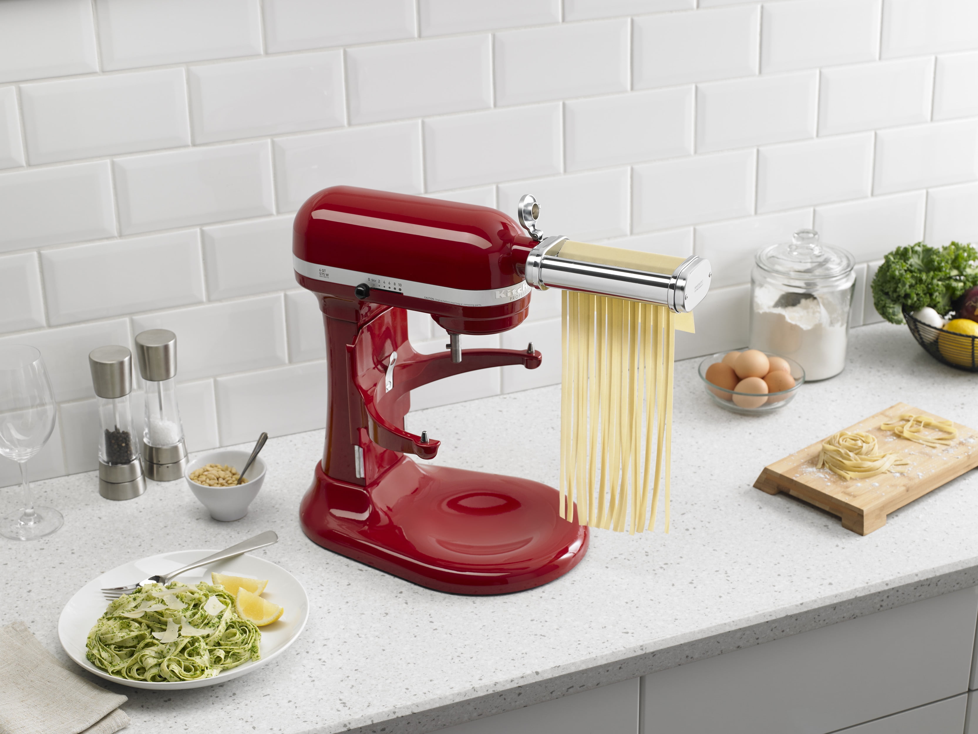 KitchenAid KSMPRA 3-Piece Pasta Roller & Cutter Attachment Set