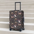 thumbnail image 5 of Uemuo French Bulldogs Printed Washable Luggage Cover - Fashion Suitcase Protector Fits 18-32 Inch Luggage -Small, 5 of 9