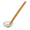 thumbnail image 1 of Helen's Asian Kitchen Mini Spider Strainer, 3-Inch, Stainless Steel with Natural Bamboo Handle, 1 of 2
