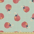 thumbnail image 1 of Baseball Fabric by the Yard, Softball Theme with Ball on Pale Green Background Outdoor Sports Pattern American, Decorative Upholstery Fabric for Sofas Home Accents, 10 Yards, Multicolor by Ambesonne, 1 of 4