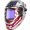 Bald Eagle Decal, variant on ARCCAPTAIN Welding Helmet, Large Viewing Screen, True Color Auto Darkening, DIN 24 UV/IR Protection, Lightweight