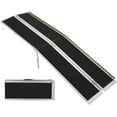 thumbnail image 4 of Acekid Portable Wheelchair Ramp 9FT, Non-Slip Aluminum Folding Handicap Ramp, Door Threshold Ramp with Reflective Strips, 4 of 8