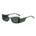 thumbnail image 4 of Gafas de sol Yuyangstore rectangulares para mujer montura ligera sin montura Verde, 4 of 8