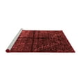 thumbnail image 2 of Ahgly Company Machine Washable Indoor Rectangle Abstract Red Modern Area Rugs, 3' x 5', 2 of 4