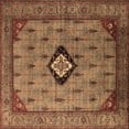 thumbnail image 1 of Ahgly Company Indoor Square Oriental Brown Industrial Area Rugs, 8' Square, 1 of 4
