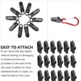 thumbnail image 3 of LRXIYODE 12 Sets Windproof Tent Clips for Canopy and Awning in Red Color, 3 of 6