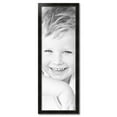 thumbnail image 2 of ArtToFrames 16" x 48" Honors Black with Silver Picture Frame, 16x48 inch Black Wood Poster Frame (WOM-5157), 2 of 7