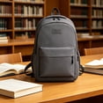 thumbnail image 3 of Large Capacity Travel Backpack, Lightweight Nylon Commuter Daypack with Multi-Compartment Storage for Work, College, and Weekend Trips, Men and Women, 3 of 6