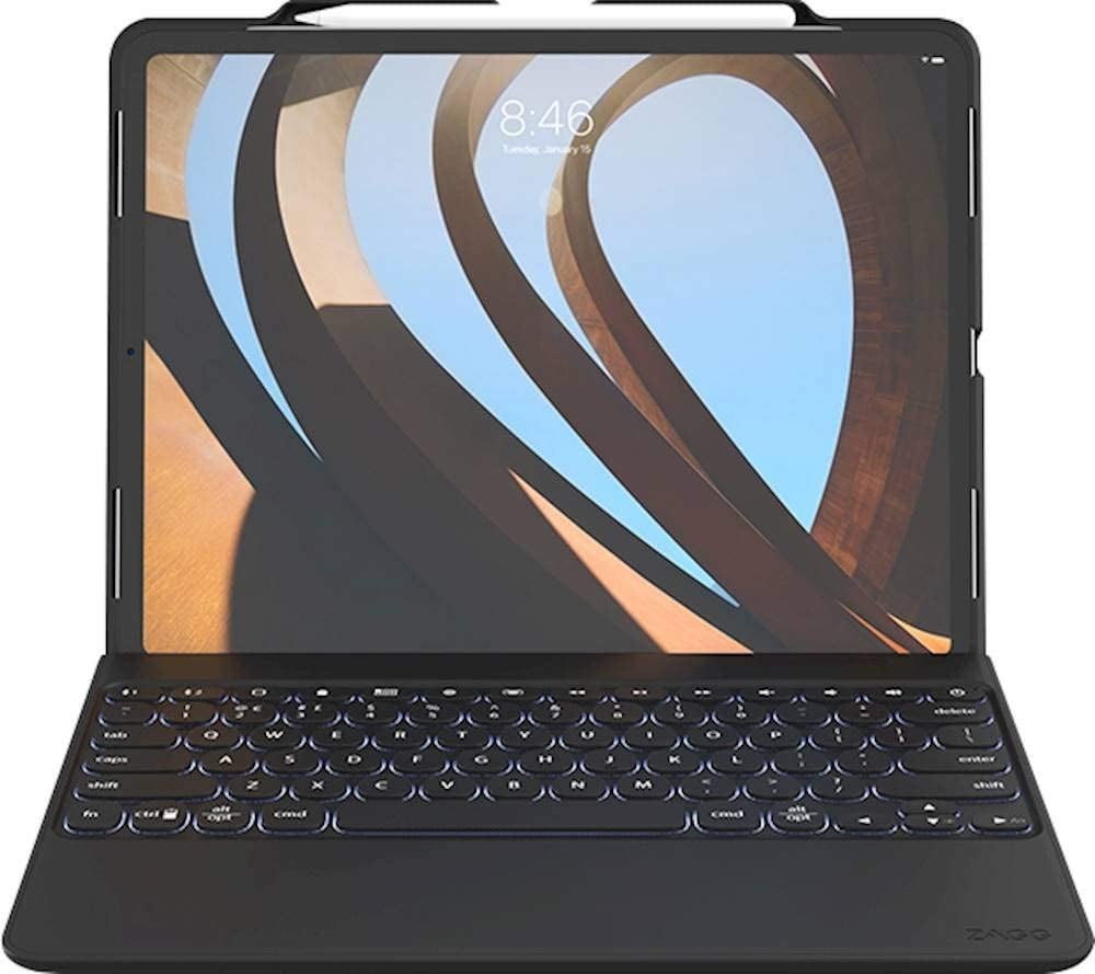 forståelse omvendt Sanktion ZAGG Rugged Book Go | iPad Keyboard Case for 12.9-Inch iPad Pro (3rd Gen -  2018) Bluetooth Wireless, Black - Walmart.com