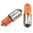 thumbnail image 2 of 4x Motorcycle Motorbike Mini Indicator Bulbs Halogen BA9S Base Amber 12V 23W, 2 of 5