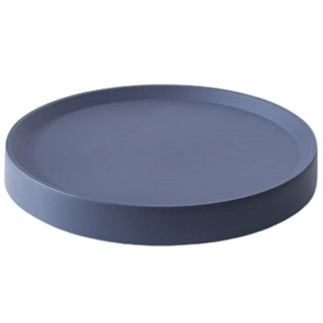 Round Plastic Plant Saucer Drip Tray with Wheels for Indoor Outdoor
