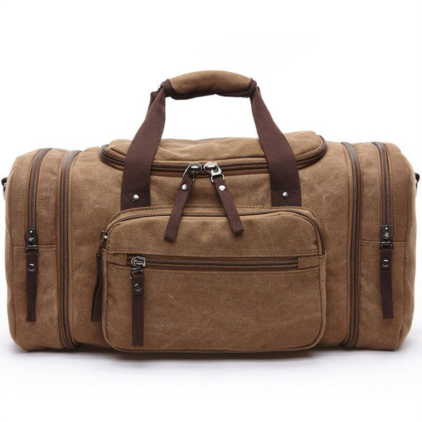 Amazon.com: Sxdthy Large Capacity Men Hand Luggage Travel Duffle Bags  Canvas Travel Bags Weekend Shoulder Bags (Color : B, Size : 53 * 30 * 25cm)  : Clothing, Shoes & Jewelry