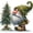 Christmas Gnome, variant on BYGFHLYW Diamond Painting Kits for Unisex Adults, Witchy Black Cat Magic Potion Bottle Art Craft Gem Painting, Home Decor & Relaxation Art, 16×12 Inch